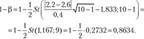 Проверка гипотезы о равенстве генеральных средних двух нормальных совокупностей при неизвестных генеральных дисперсиях. Пусть X и Y– нормальные совокупности с равными, но неизвестными дисперсиями ст;. = aj = а2 и математическими ожиданиями рг и р. Из этих совокупностей взяты две случайные независимые выборки с параметрами х, 5| и у, 5|. На уровне значимости а требуется проверить нулевую гипотезу Я0: р, =.