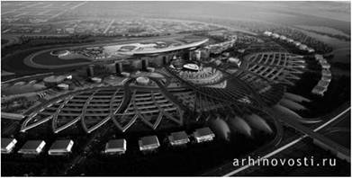 Ипподром (Racecourse), проект Мейдан (Meydan), Тео А. Кинг Дизайн Консалтэшпс (Тео A. King Design Consultants).