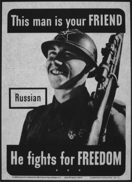 «Русский» — американский плакат времен Второй мировой войны из серии «Это твой друг. Он сражается за свободу».