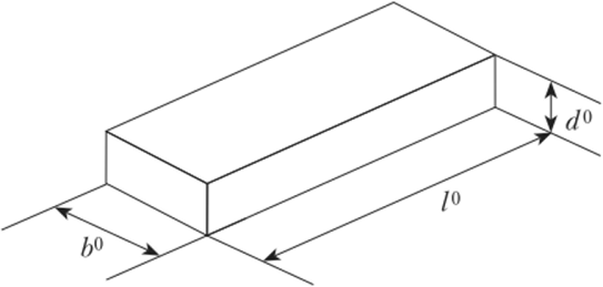 Исходная топология одиночной прямоугольной полоски.