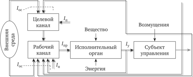 Информационная структура системы управления.