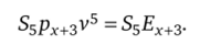 Вывод формул для расчета резервов по программе «Дожитие с возвратом взносов».