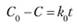 Уравнения односторонних реакций нулевого, первого и второго порядков.