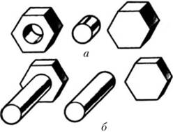 Сравнение формы детали с геометрическими телами.