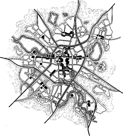 Реферат: Планировочная структура города