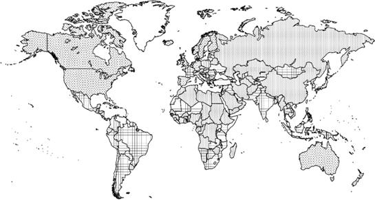 Страны мира по индексу демократии, 2012 г. (классификация Economist Intelligence Unit).