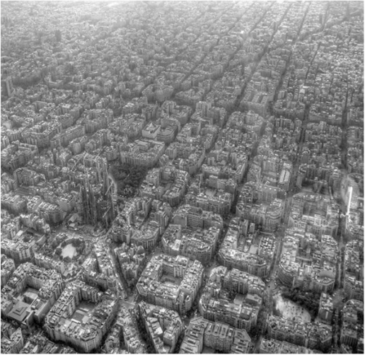 Панорама Барселоны.