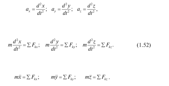 Реферат: Дифференциальные уравнения движения точки. Решение задач динамики точки