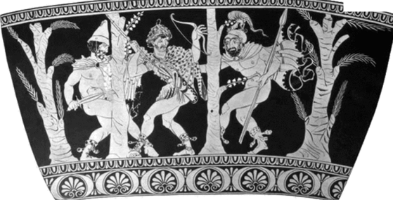 Одиссей и диомед отправляются лазутчиками в стан троянцев. Кони реса.