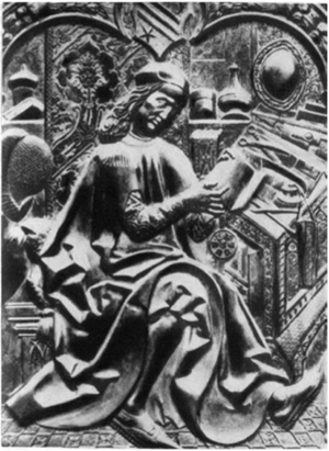 Вит Ствош. Фрагмент надгробия Каллимаха в костеле доминиканцев. Ок. 1500 г., бронза. Краков.