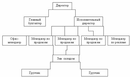 Организационная структура ООО «Альфапак 2000».