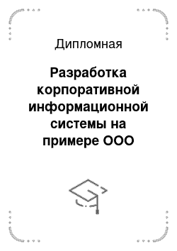 Дипломная: Разработка корпоративной информационной системы на примере ООО «Сибирский центр программного обеспечения»