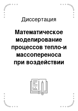 Диссертация: Математическое моделирование процессов тепло-и массопереноса при воздействии интенсивного СВЧ излучения на влагосодержащие объекты слоистой структуры