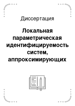 Диссертация: Локальная параметрическая идентифицируемость систем, аппроксимирующих сложные объекты