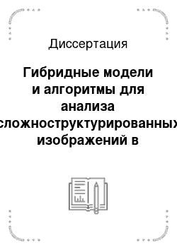 Диссертация: Гибридные модели и алгоритмы для анализа сложноструктурированных изображений в интеллектуальных системах медицинского назначения