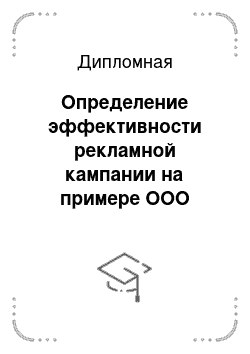 Дипломная: Определение эффективности рекламной кампании на примере ООО «КасКО»