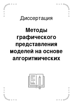 Диссертация: Методы графического представления моделей на основе алгоритмических сетей и их программная реализация