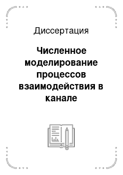 Диссертация: Численное моделирование процессов взаимодействия в канале детонационного МГД-генератора с Т-слоем